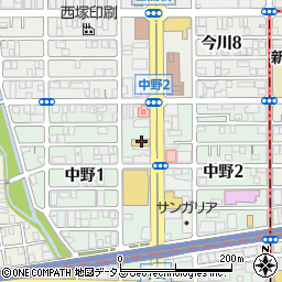 ＨｏｎｄａＣａｒｓ大阪東住吉店周辺の地図