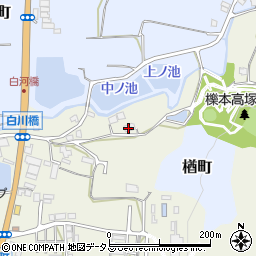 奈良県天理市櫟本町2114周辺の地図