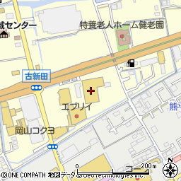 岡山トヨペット　本店周辺の地図