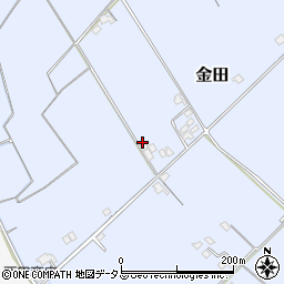 岡山県岡山市東区金田1624周辺の地図