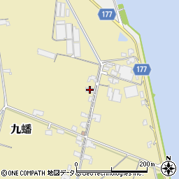 岡山県岡山市東区九蟠311周辺の地図