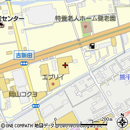 岡山トヨペット本社周辺の地図