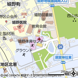 嬉野町ふるさと会館周辺の地図