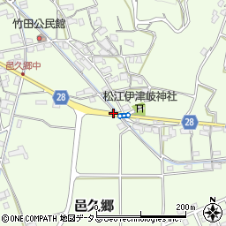 邑久郷東周辺の地図