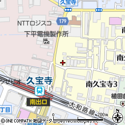 大阪府八尾市南久宝寺2丁目97周辺の地図