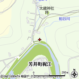 岡山県井原市芳井町梶江107周辺の地図