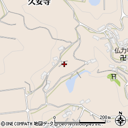 奈良県生駒郡平群町久安寺1374周辺の地図