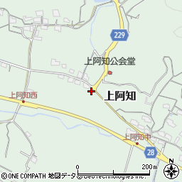 岡山県岡山市東区上阿知周辺の地図