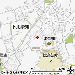 三重県名張市下比奈知1765-1周辺の地図