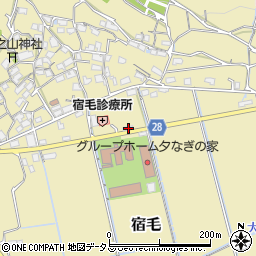 岡山県岡山市東区宿毛744周辺の地図