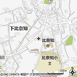 三重県名張市下比奈知1764-1周辺の地図