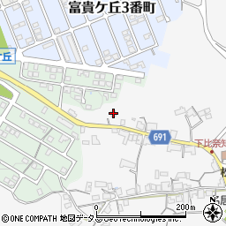 三重県名張市下比奈知2440-1周辺の地図