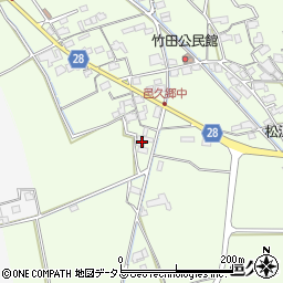 岡山県岡山市東区邑久郷164周辺の地図
