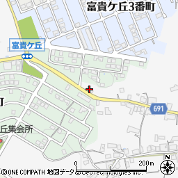 三重県名張市下比奈知2556-13周辺の地図