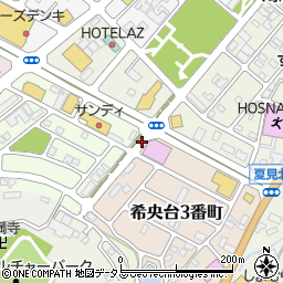 鴻之台二番町周辺の地図
