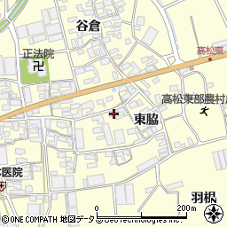 愛知県田原市高松町東脇68周辺の地図