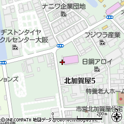 マルハン北加賀屋店周辺の地図
