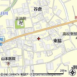 愛知県田原市高松町東脇63周辺の地図