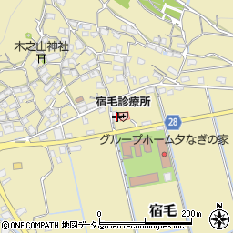 岡山県岡山市東区宿毛741周辺の地図