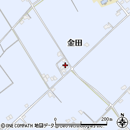 岡山県岡山市東区金田1627周辺の地図