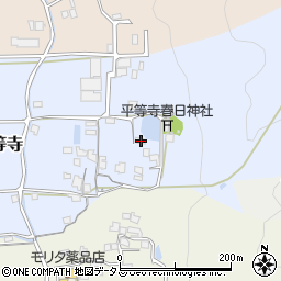 奈良県生駒郡平群町平等寺367周辺の地図