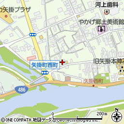 岡山県小田郡矢掛町矢掛3197周辺の地図