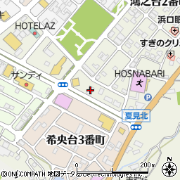 ドコモショップ名張希央台店周辺の地図