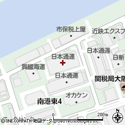 日本通運周辺の地図