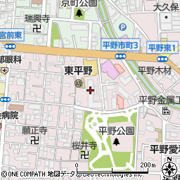 株式会社スーパーサンエー　平野店周辺の地図