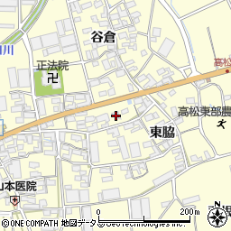 愛知県田原市高松町東脇69周辺の地図