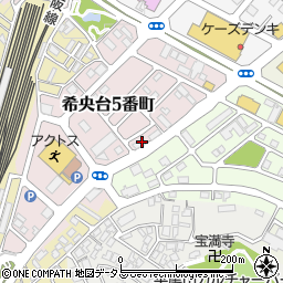 三重県名張市希央台５番町46周辺の地図