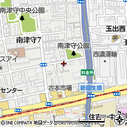 ぜん吉玉出店周辺の地図