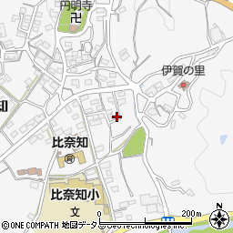 三重県名張市下比奈知1571周辺の地図