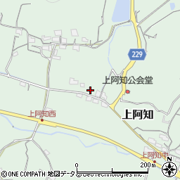 岡山県岡山市東区上阿知1085-2周辺の地図