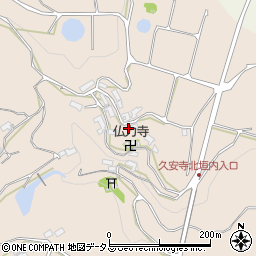 奈良県生駒郡平群町久安寺992周辺の地図