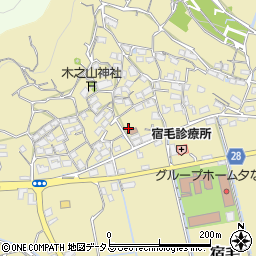岡山県岡山市東区宿毛350周辺の地図