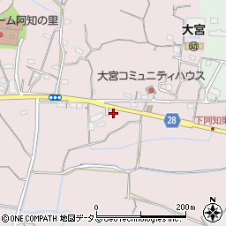 岡山県岡山市東区下阿知825-3周辺の地図