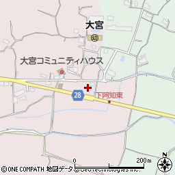 岡山県岡山市東区下阿知811周辺の地図