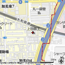 カラオケ レインボー 平野加美店周辺の地図