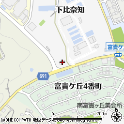 三重県名張市下比奈知2811-10周辺の地図