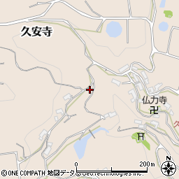 奈良県生駒郡平群町久安寺845周辺の地図