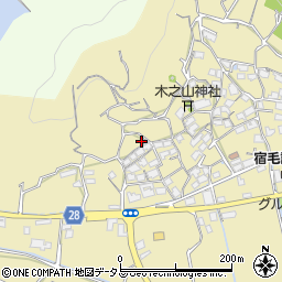 岡山県岡山市東区宿毛周辺の地図