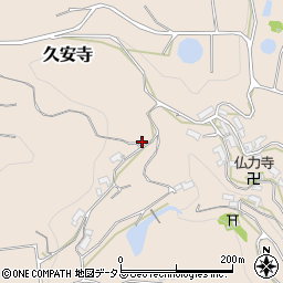 奈良県生駒郡平群町久安寺802周辺の地図