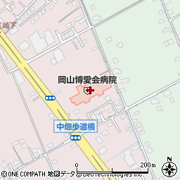 岡山博愛会病院（岡山博愛会）周辺の地図