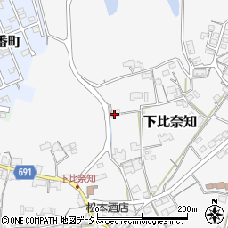 三重県名張市下比奈知2137-1周辺の地図