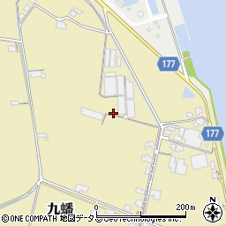 岡山県岡山市東区九蟠298周辺の地図