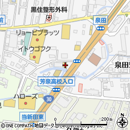 餐休 泉田本店周辺の地図