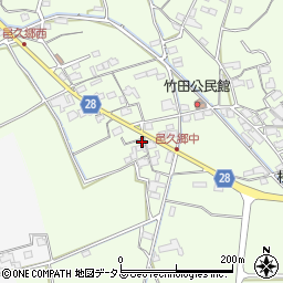 岡山県岡山市東区邑久郷174周辺の地図