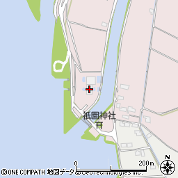 乙子排水機場周辺の地図