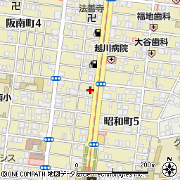 個別指導キャンパス西田辺校周辺の地図